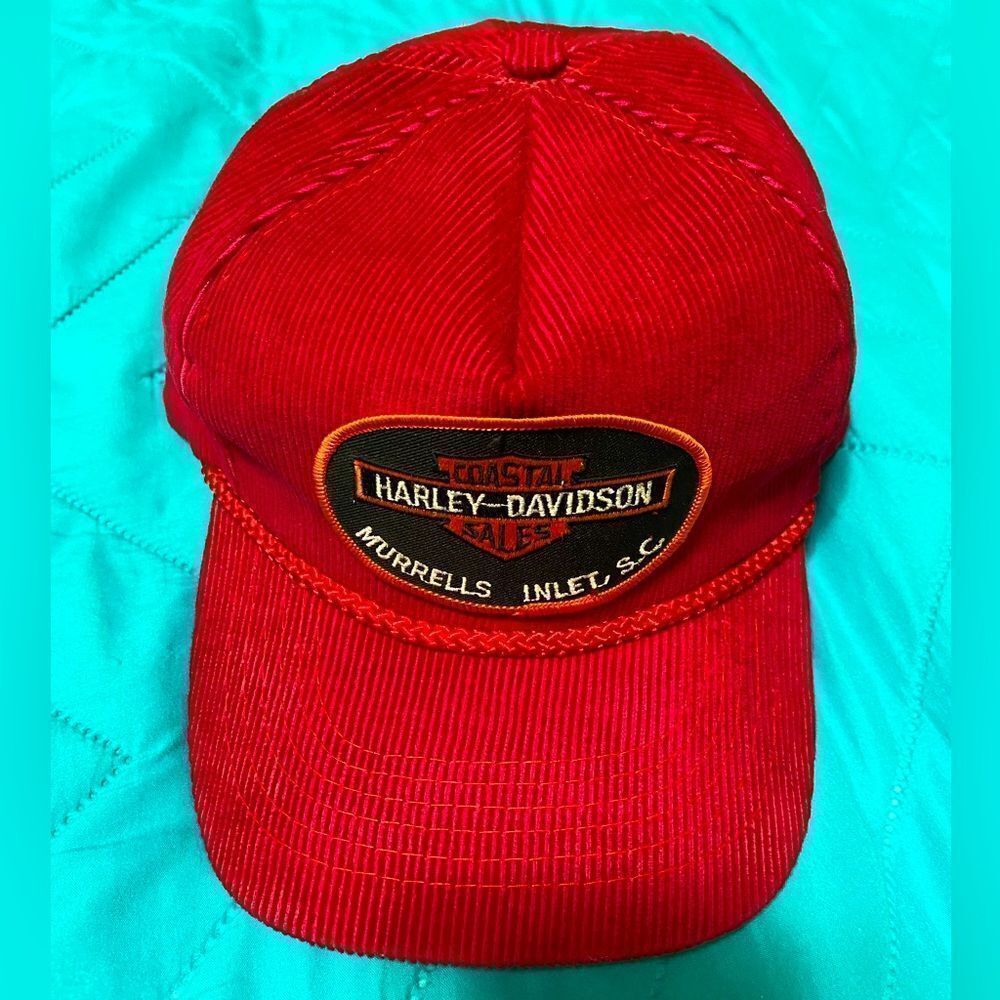 80s Harley Davidson SnapBack Costal Sales Murrells Inlet S.C